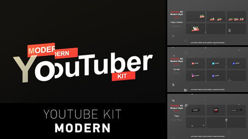 YouTuber Kit | Modern - Project for After Effects (Videohive)