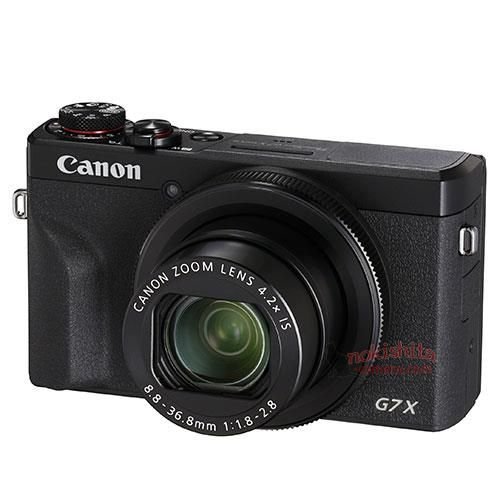Появились изображения и кое-какие технические настоящие камеры Canon PowerShot G7 X Mark III