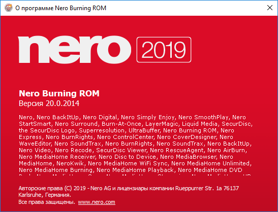 Nero Burning ROM 2019 v20.0.2014