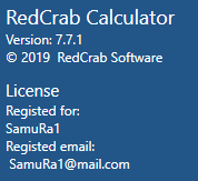 RedCrab Calculator PLUS 7.7.1.715