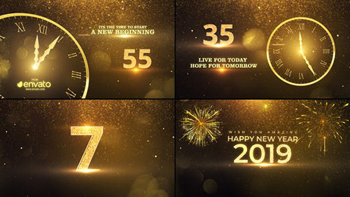 New Year Countdown 2019 21138971 - Project for After Effects (Videohive)