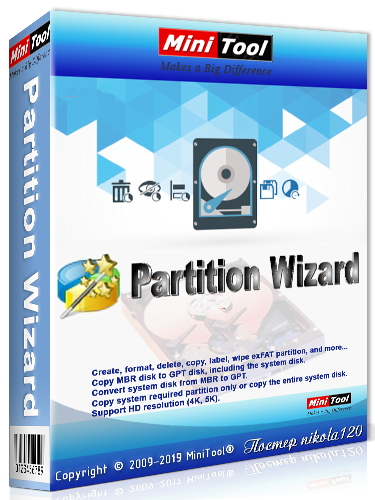 MiniTool Partition Wizard v.12.7 Portable by FC Portables (х64)