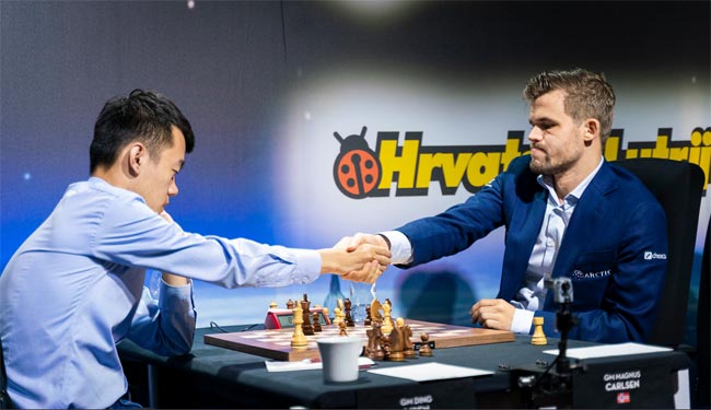 Grand Chess Tour. 2-й этап. Карлсен обыграл Лиженя в 8-м туре и сохранил единоличное лидерство
