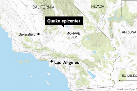 В Калифорнии приключилось самое большое землетрясение с 1994 года