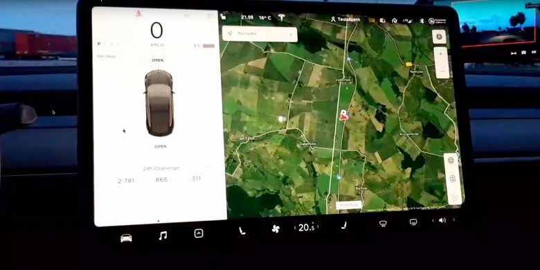 Владелец Tesla Model 3 ввел рекорд, проехав за 24 часа почитай 2800 км