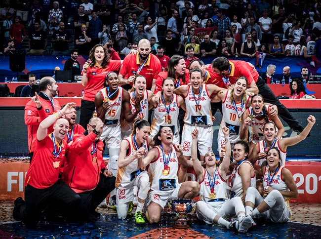 Женская сборная Испании – чемпион Европы по баскетболу