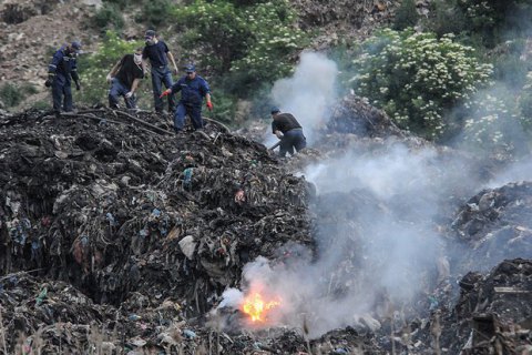 Экспертиза ввела самовоспламенение мусора на Грибовицкой свалке под Львовом в 2016