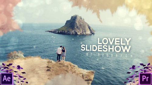 Lovely Ink Parallax Slideshow - Project for After Effects & For Premiere Pro (Videohive)