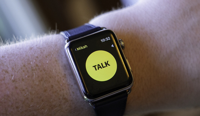 Apple временно отключила всем владетелям умных часов Watch функцию Walkie-Talkie