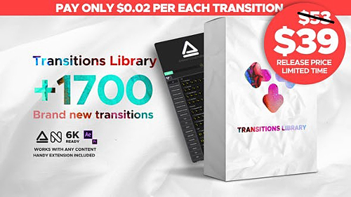 Seamless Transitions V1.0.1 23955941 - Project and script for After Effects (Videohive)