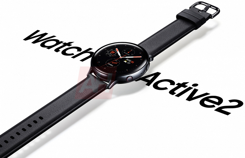 Утечка дня: официальное изображение умных часов Samsung Galaxy Watch Active 2