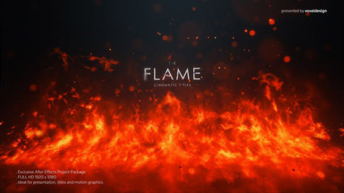 FLAME Cinematic Titles - Project for After Effects (Videohive)