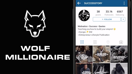 Anthony Carbone - Wolf Millionaire of Instagram