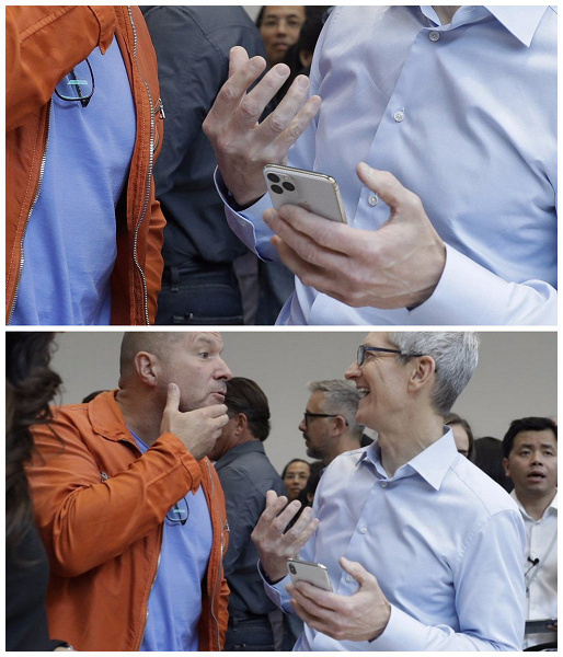 Фото дня: новейший iPhone в руках Тима Кука очутился подделкой