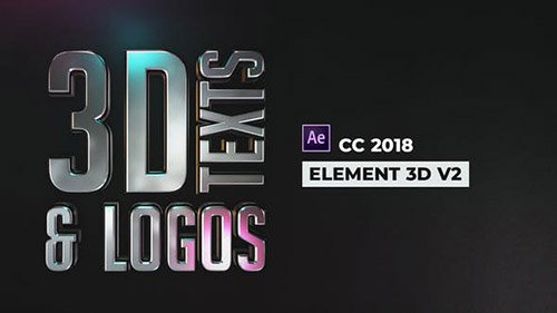 Stylish 3D Texts and Logos - Project for After Effects (Videohive)