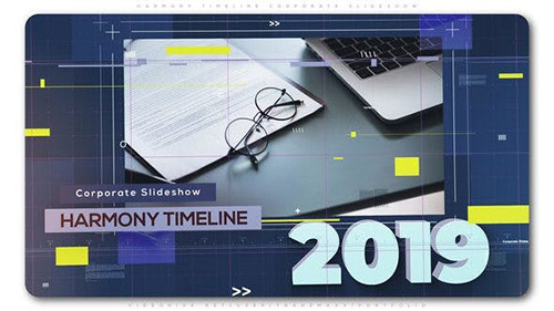Harmony Timeline Corporate Slideshow - Project for After Effects (Videohive)