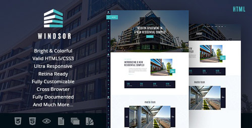 ThemeForest - Windsor v1.0 - Apartment Complex / Single Property Site Template - 18939023