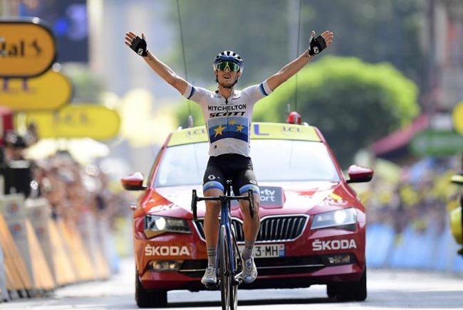 «Тур де Франс». Итальянец Маттео Трентин выиграл 17-й этап (+Видео)