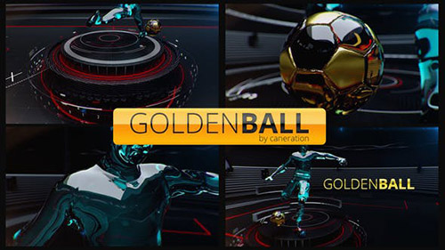 Golden Ball Football Opener - Project for After Effects (Videohive)