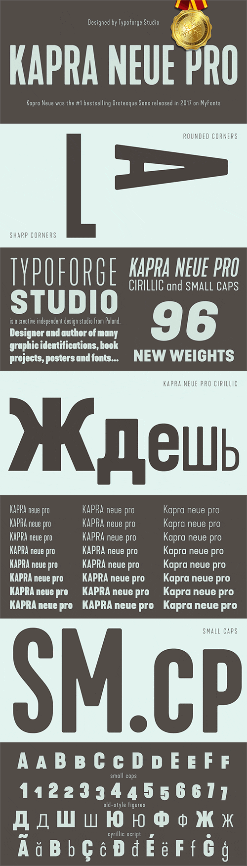 Kapra Neue Pro font family