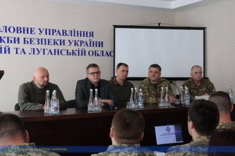 И.о. главы СБУ Баканов побывал Широкино
