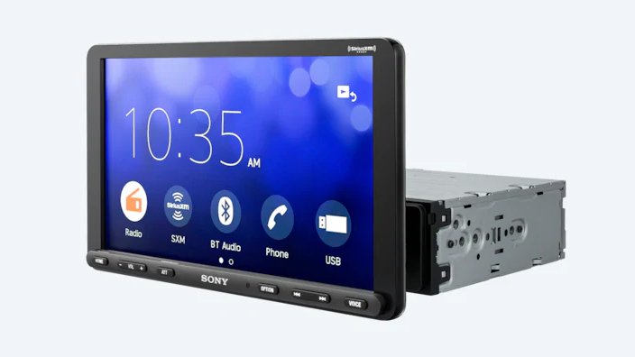 Sony представила магнитолу с 9-дюймовым экраном для старых автомобилей