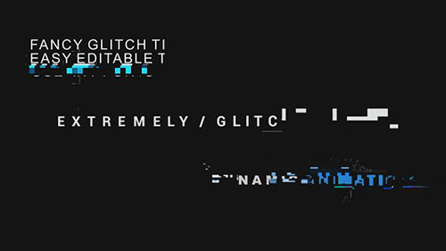 Digital Glitch Titles // Sound Fx - Project for After Effects (Videohive)