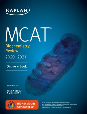 MCAT Biochemistry Review 2020 2021: Online + Book (Kaplan Test Prep)
