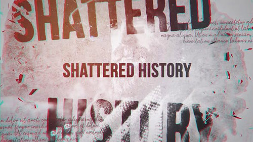 Shattered History - Project for After Effects (Videohive)