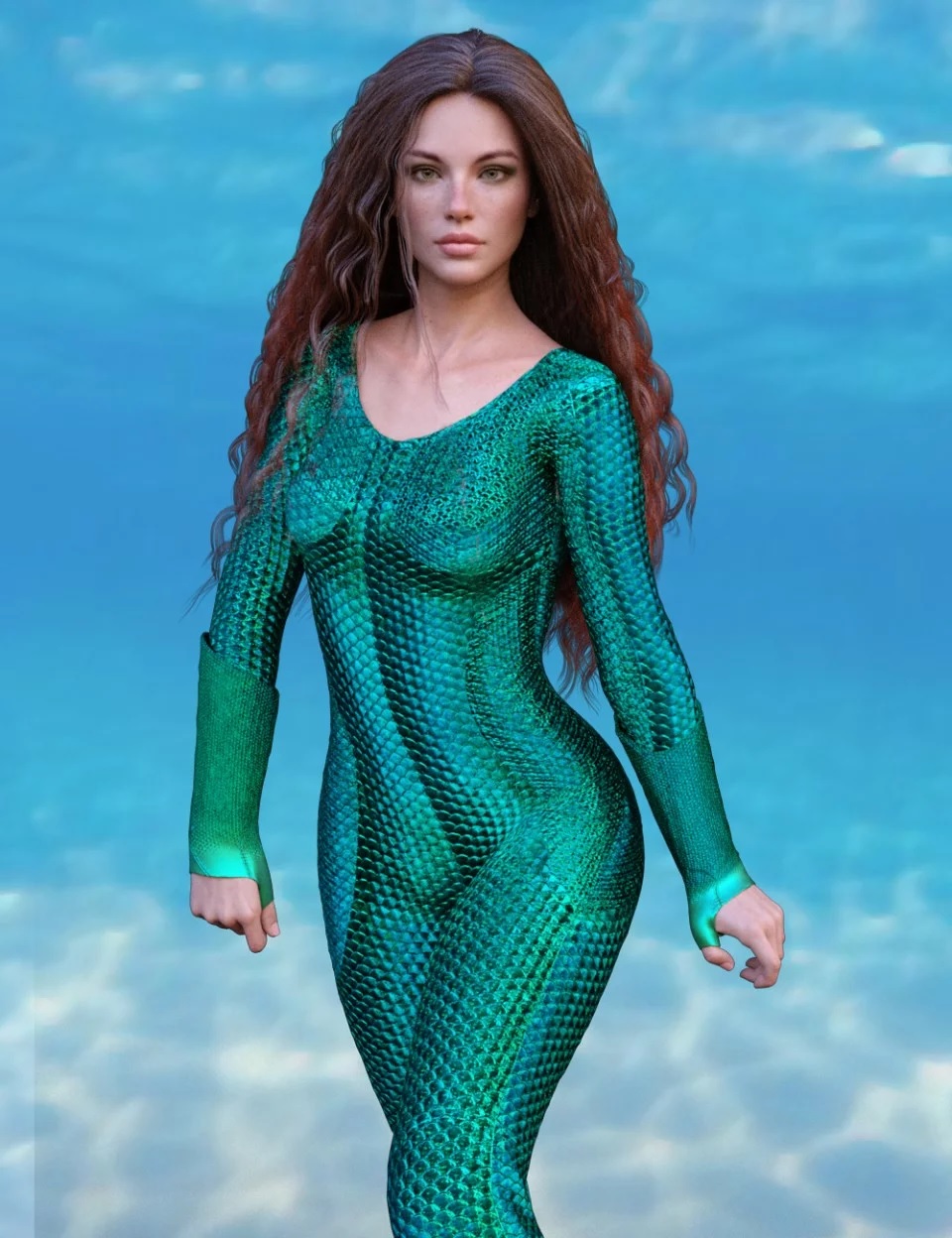 X-Fashion Aquarius Outfit for Genesis 8 Female(s)