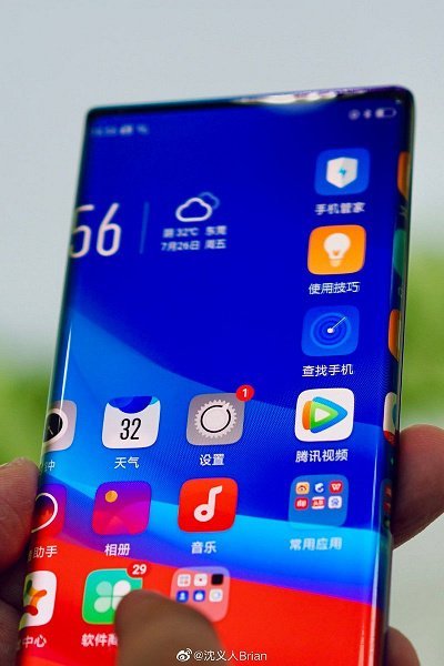 Huawei Mate 30 и Mate 30 Pro станут первыми смартфонами с «экраном-водопадом»