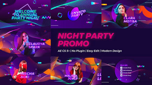 Night Party Promo - Project for After Effects (Videohive)