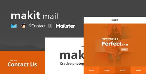 ThemeForest - makit Mail v1.0 - Responsive E-mail Template + Online Access + Mailster + MailChimp - 23177255
