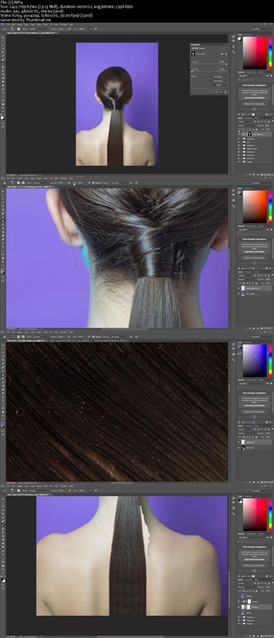 Professional Hair Retouching Techniques in Photoshop