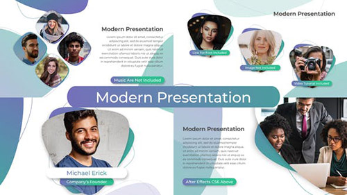 Clean Modern Presentation - Project for After Effects (Videohive)