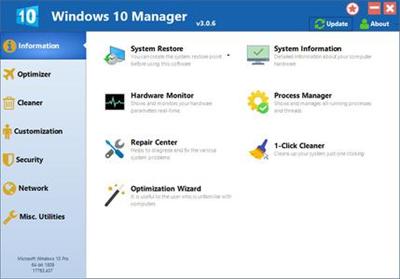 Yamicsoft Windows 10 Manager 3.1.4 Multilingual Portable
