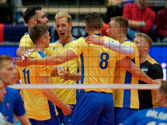 Сборная Украины добыла вторую победу на ЧЕ по волейболу