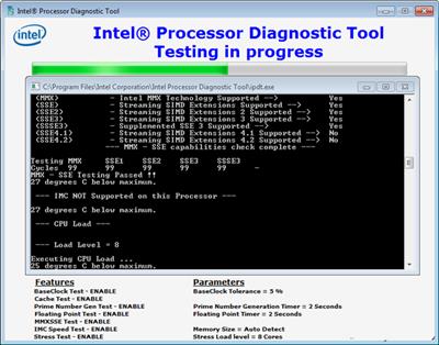 Intel Processor Diagnostic Tool 4.1.4.36