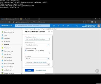 Implementing an Azure Databricks Environment in Microsoft  Azure 33d8359d4796d287e213b6868739fc82