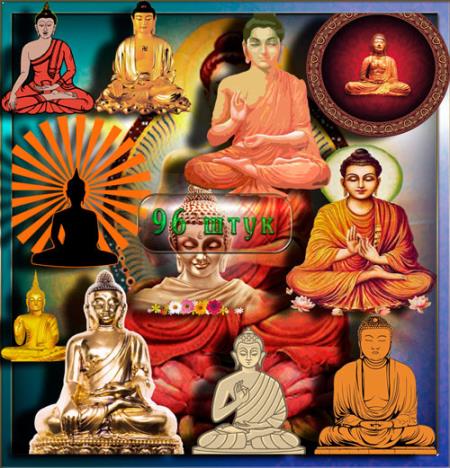 Png прозрачный фон - Индийская Будда