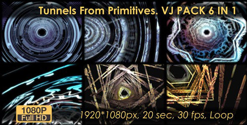 Tunnel From Primitives Pack - Motion Graphics (Videohive)
