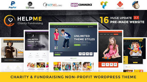 ThemeForest - HelpMe v2.8 - Nonprofit Charity WordPress Theme - 14143812