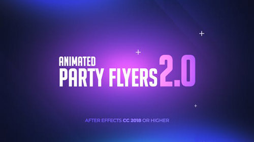Animated Party Flyers 2.0 - Project for After Effects (Videohive)