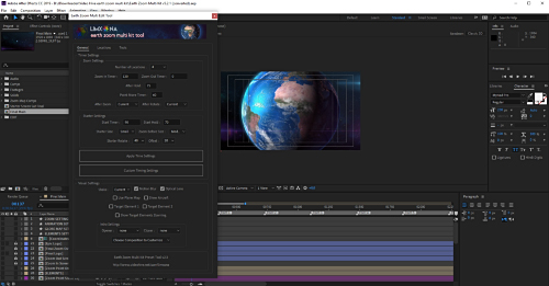 Videohive: Earth Zoom Multi Kit V5.2.1 - Project for After Effects