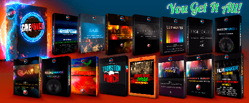 CINEPUNCH V18 - Transitions I Color LUTs I Pro Sound FX I 9999+ VFX Elements Bundle - After Effects Add Ons & Project (Videohive)
