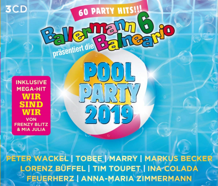 VA - Ballermann 6 Balneario Präs.Die Pool Party 2019 (3CD)(2019)