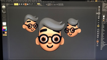 Sculpt And Paint Your First Cartoon Character Head In Zbrush