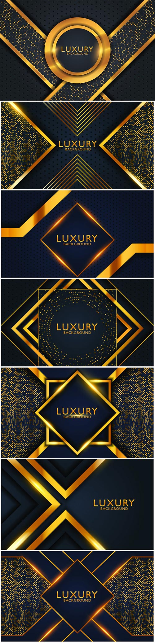 Geometric luxury gold metal background. Graphic design element for invitati ...
