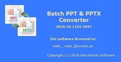 Batch PPT and PPTX Converter  2019.11.1009.3173