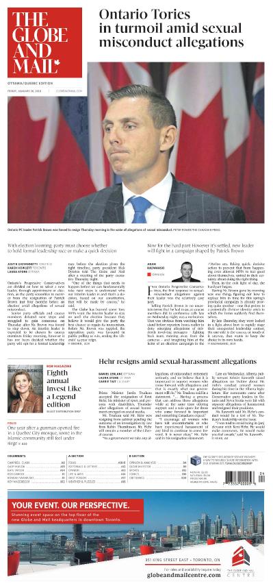 The Globe and Mail January 26 (2018)